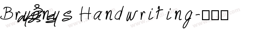 Bryonys Handwriting字体转换